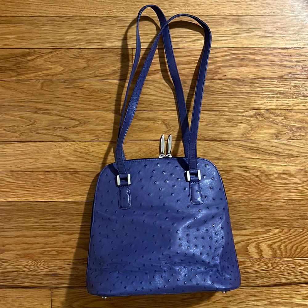 Christin - Made in South Africa | Ostrich Leather | Purple | Tote | Shoulder Bag